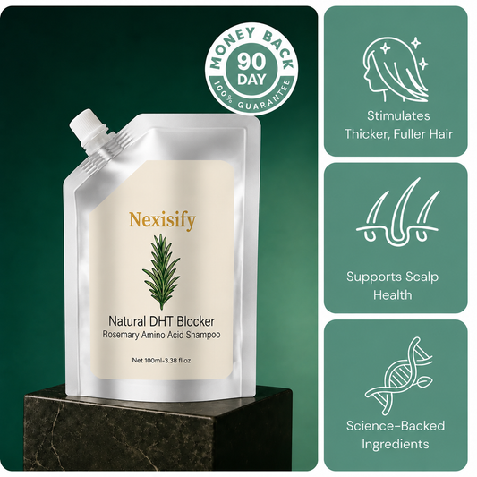 Nexisify Rosemary Amino Acid Shampoo– Repair, Nourish & Strengthen – Reduces Hair Fall